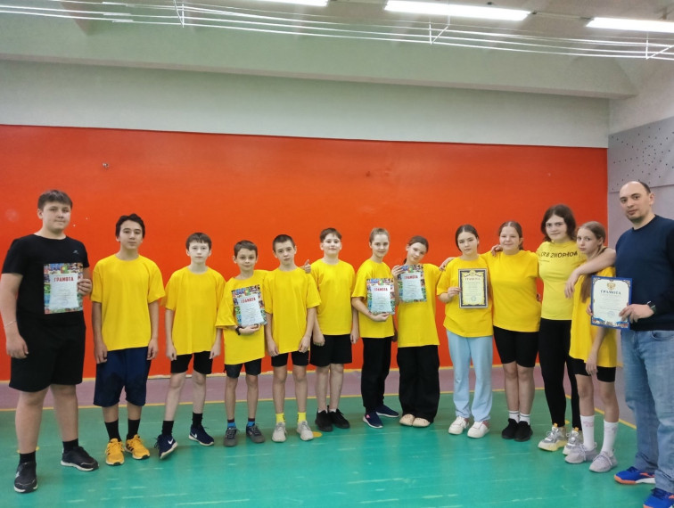 Поздравляем команды 5-6 и 7-8 классов!.